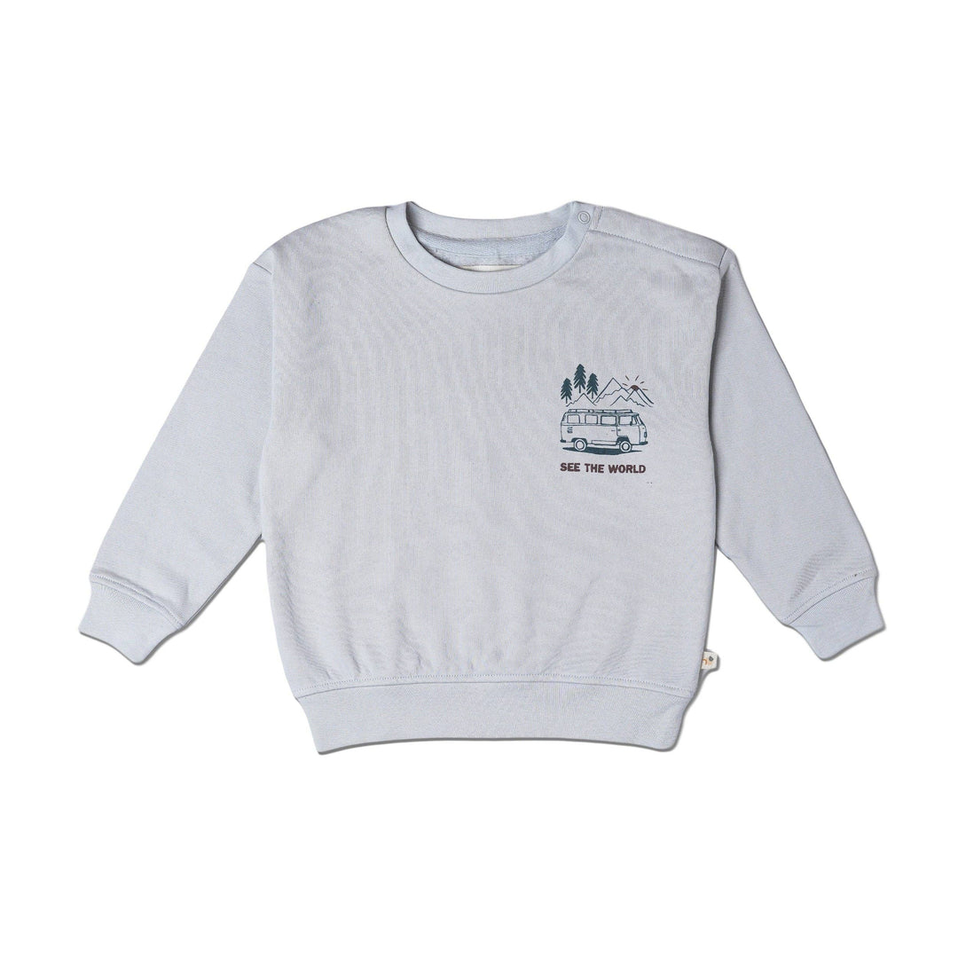 Organic Fleece Sweatshirt | Travel