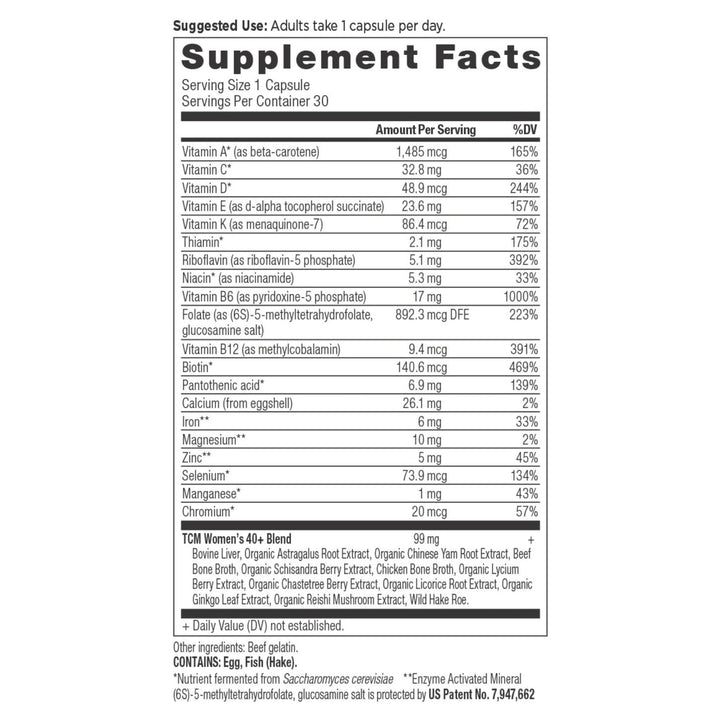 Ancient Multivitamin Women's TCM 40+ Once Daily - Echo Market