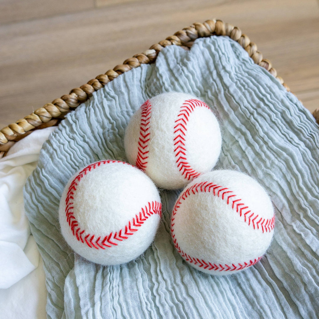 Baseball Eco Wool Dryer Balls - Echo Market
