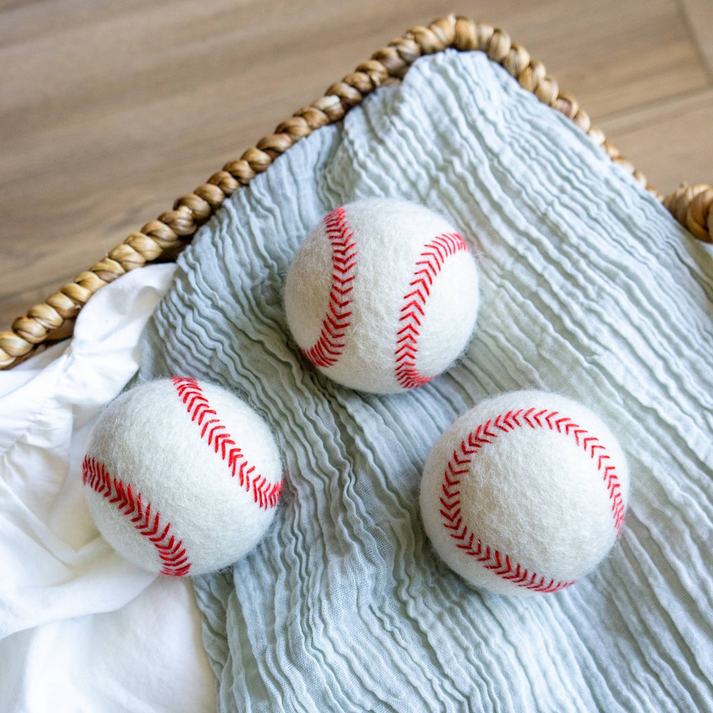 Baseball Eco Wool Dryer Balls - Echo Market