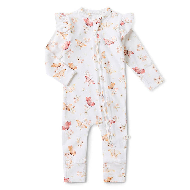 Butterfly Organic Snugglesuit Convertible Romper - Echo Market