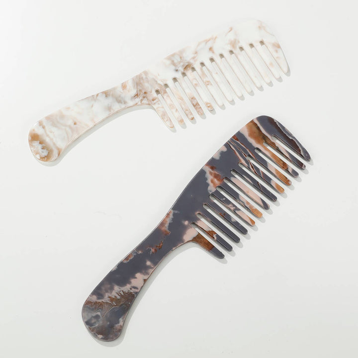Calacatta Comb | Wide Tooth Hair Comb - Echo Market
