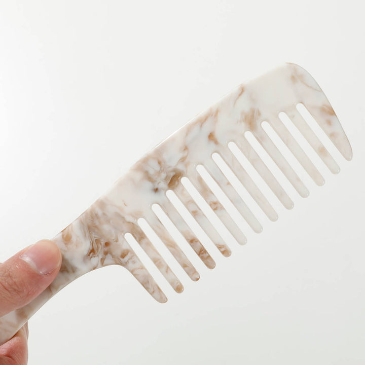 Calacatta Comb | Wide Tooth Hair Comb - Echo Market