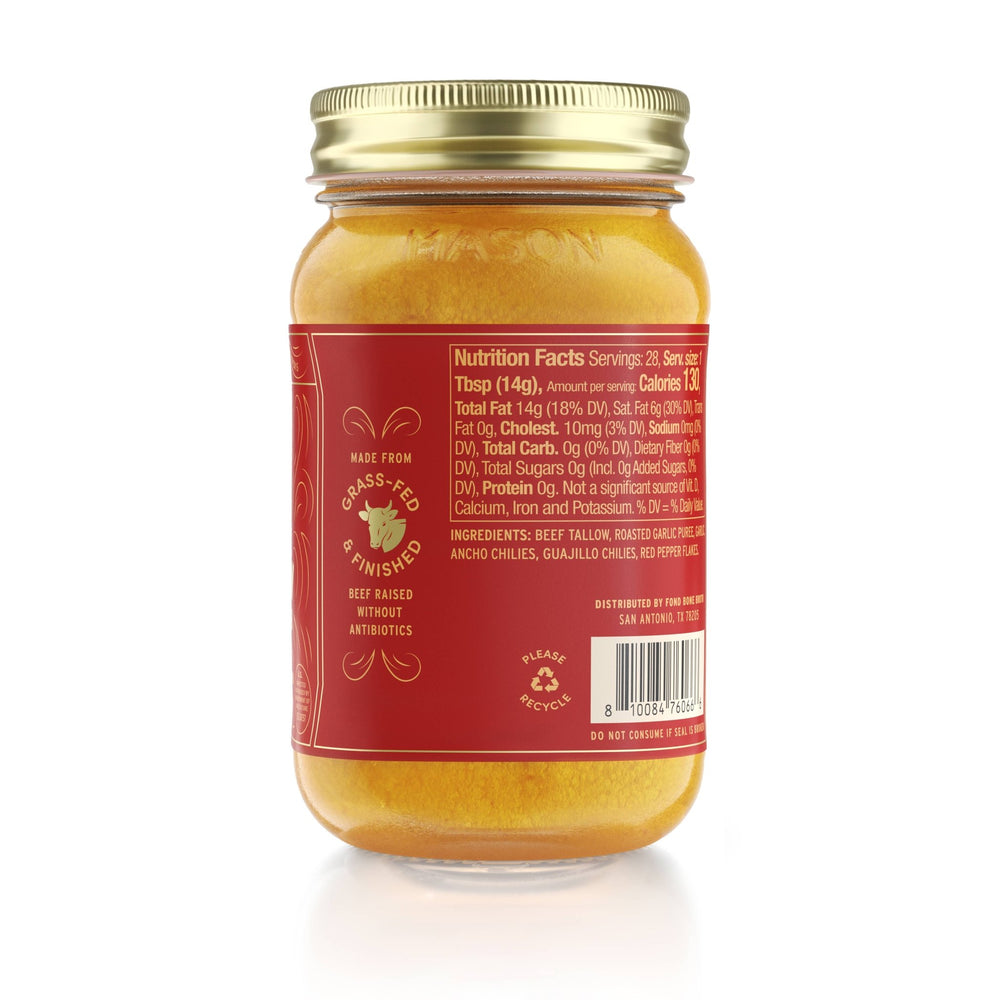 Chili & Garlic Regenerative Beef Tallow - Echo Market