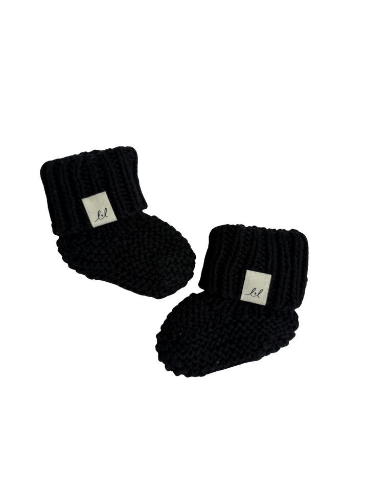Chunky Knit Booties | Midnight - Echo Market