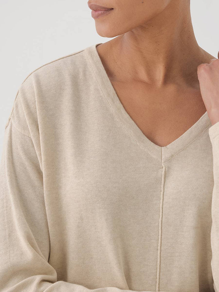 Classic Fine Knit Relaxed Sweater - Echo Market