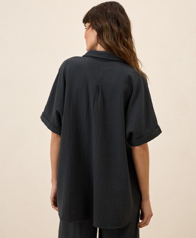 Coastal Double Gauze Oversized Shirt - Echo Market