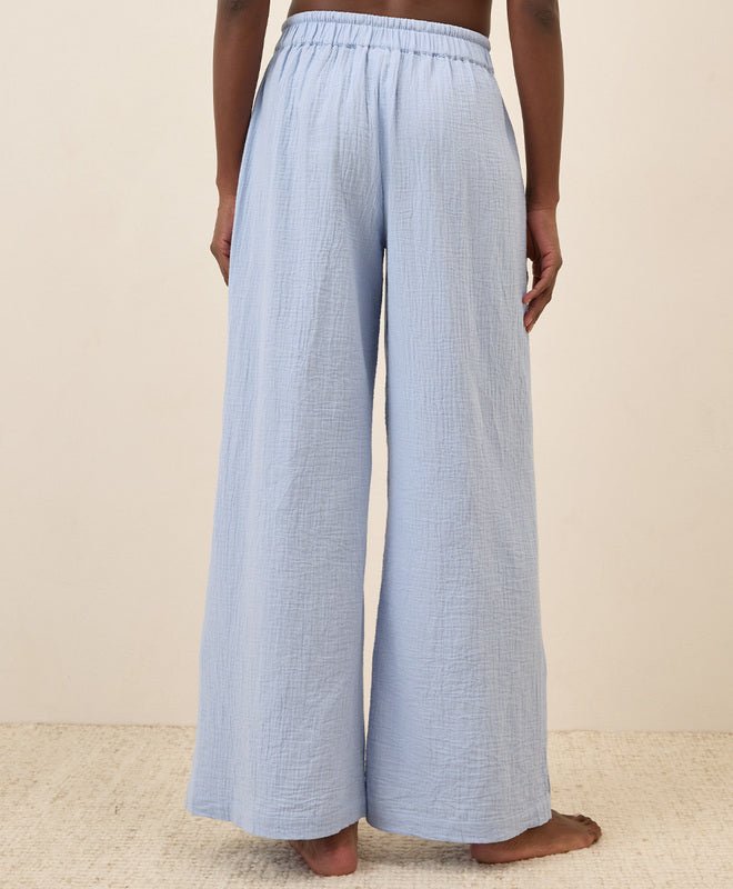 Coastal Double Gauze Split Hem Pant - Echo Market