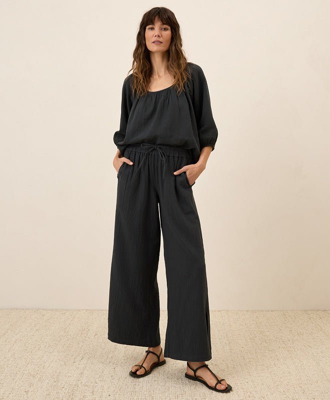 Coastal Double Gauze Split Hem Pant - Echo Market