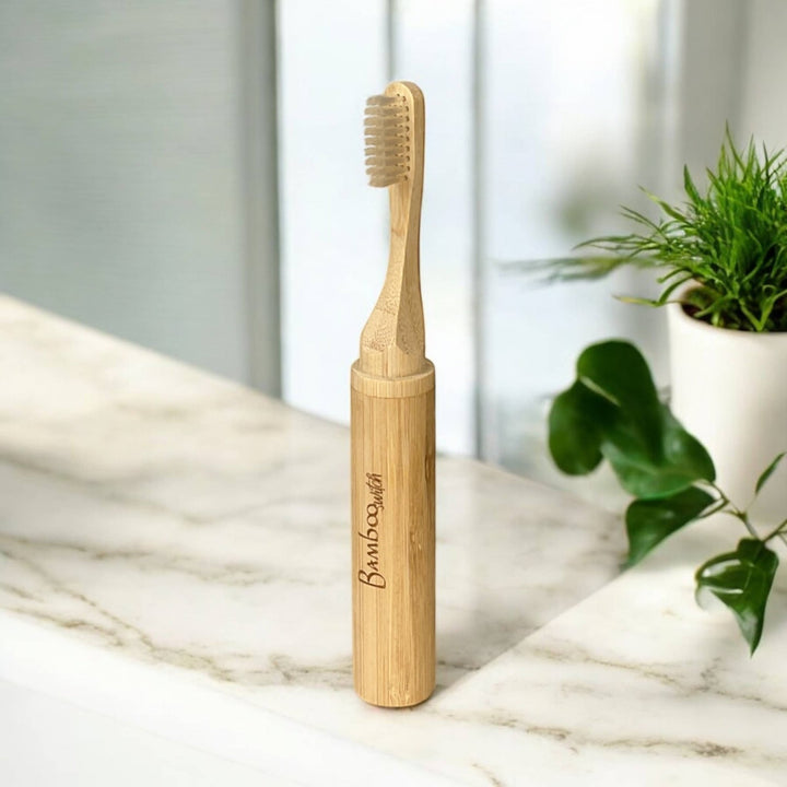 Compostable Bamboo Travel Toothbrush - Echo Market