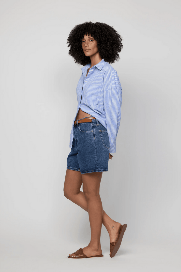 Emmerson High Rise Long Shorts | Medium Worn - Echo Market
