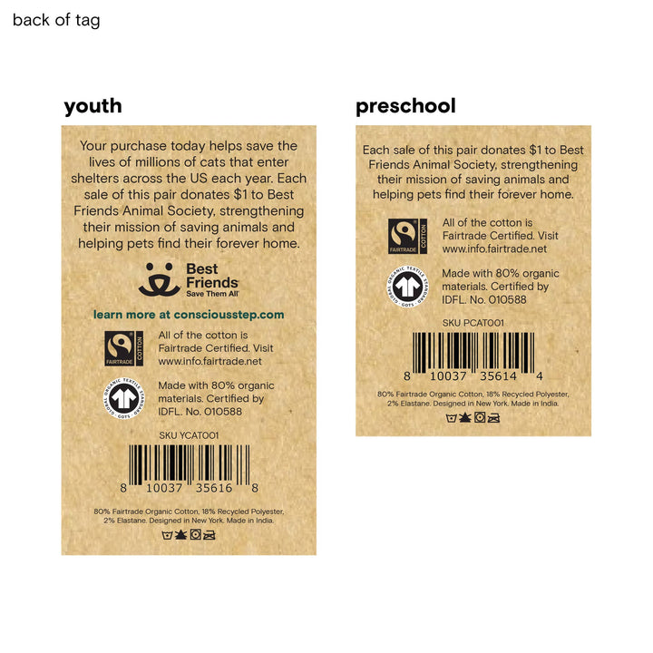 Kids Socks that Save Cats | Prancing Paws - Echo Market