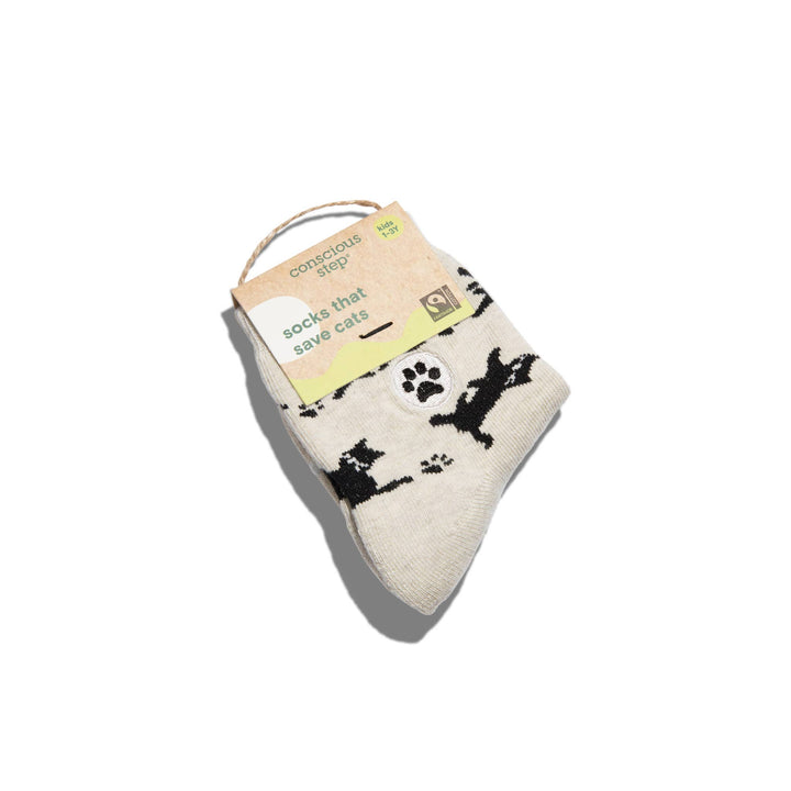 Kids Socks that Save Cats | Prancing Paws - Echo Market