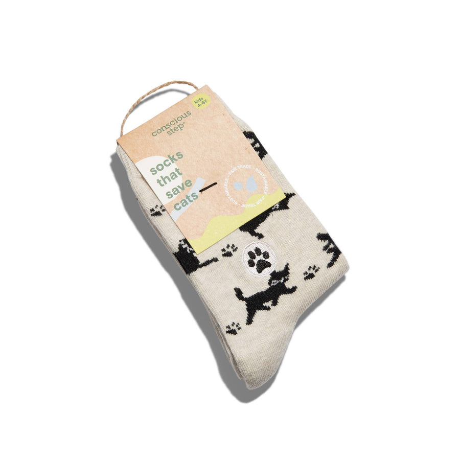 Kids Socks that Save Cats | Prancing Paws - Echo Market