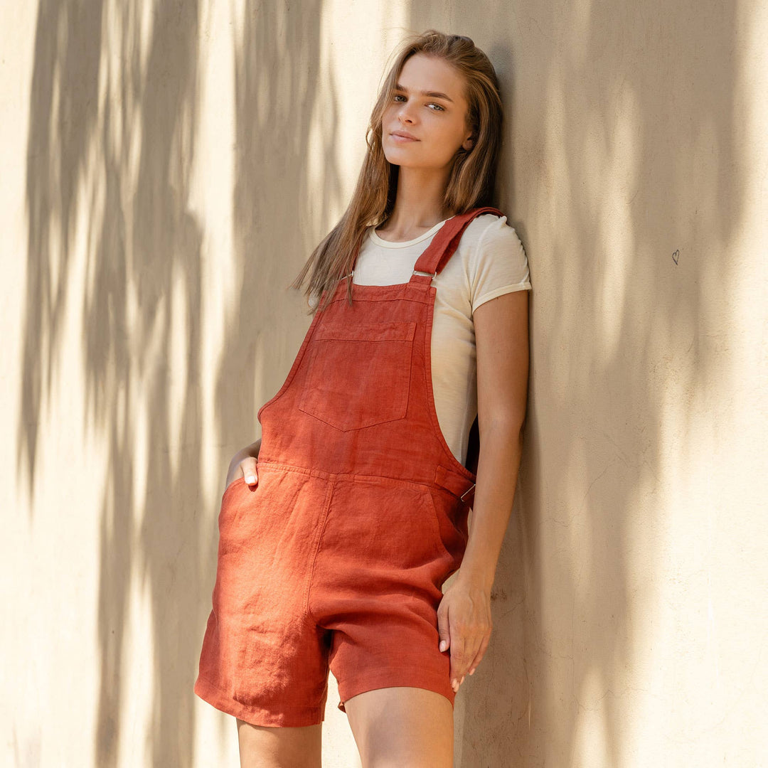 Linen Romper Nino - Echo Market