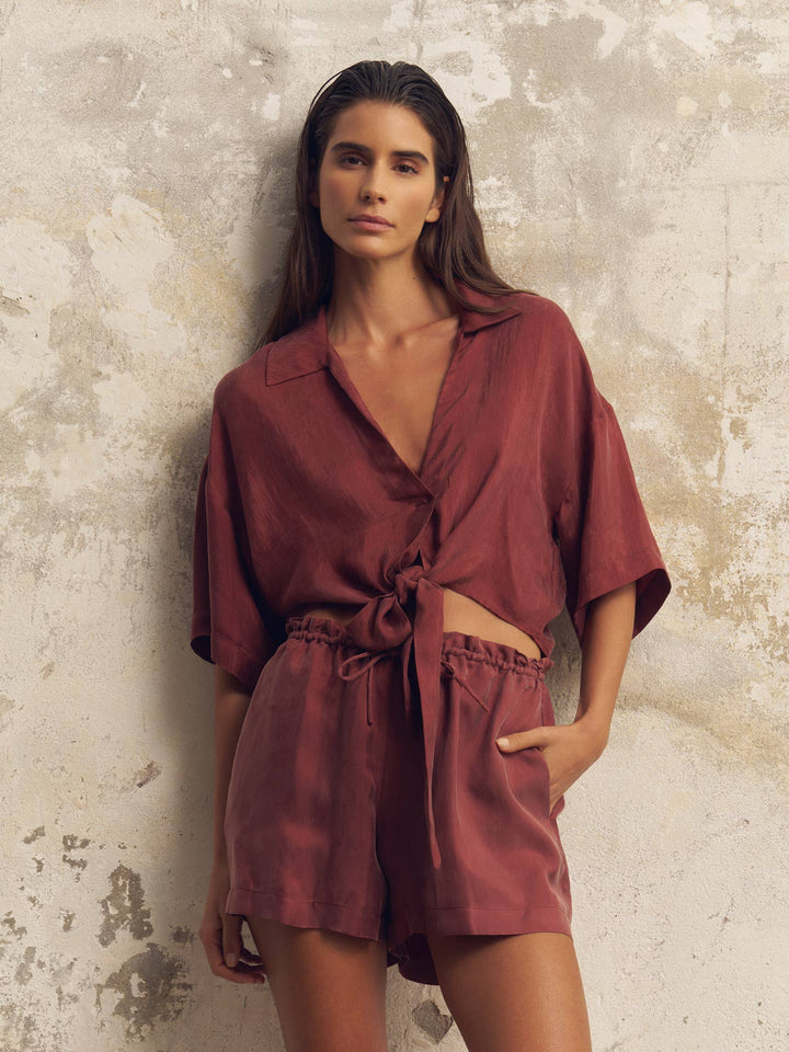 Lucid Flow Tie Shirt - Echo Market