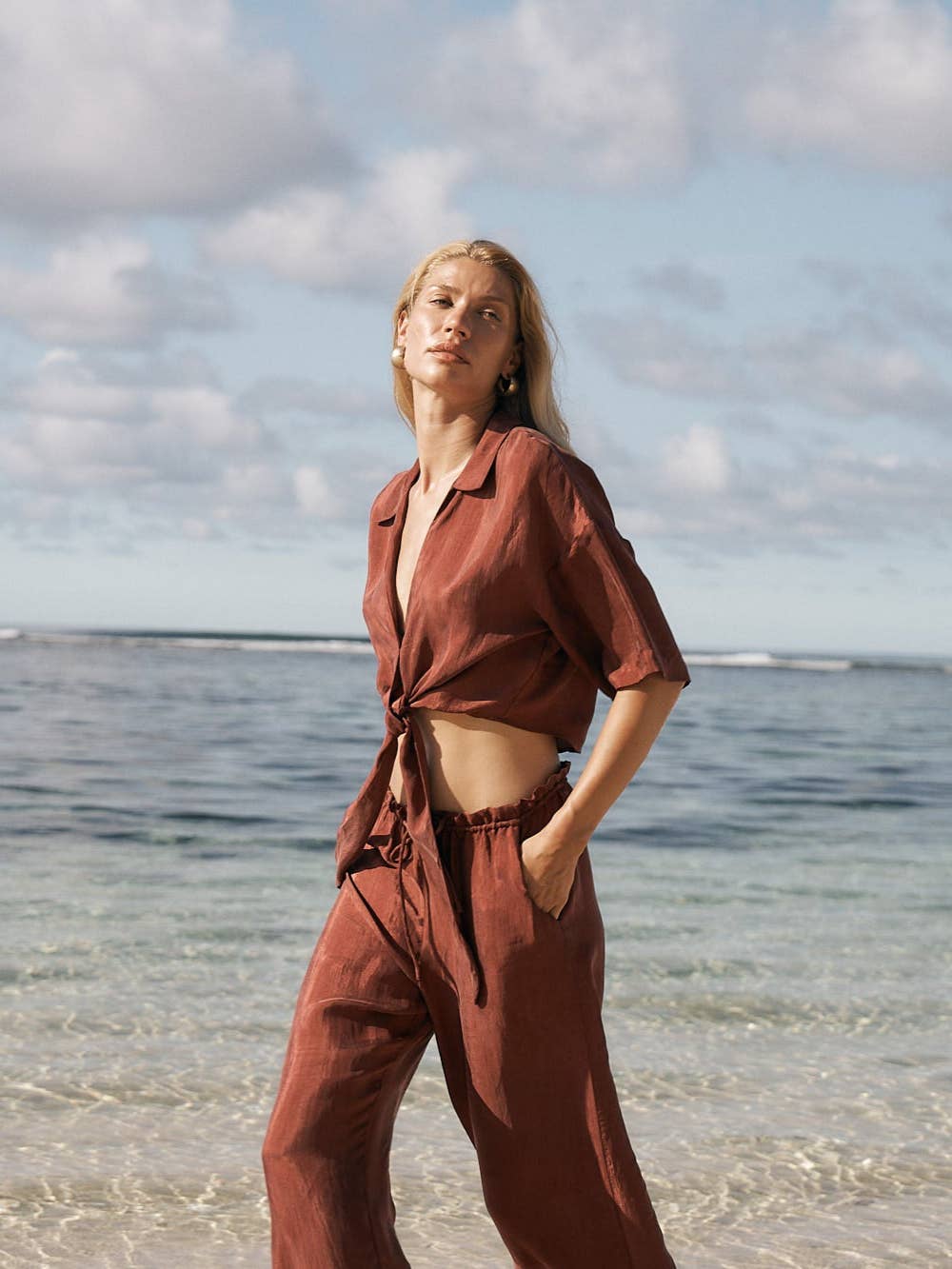 Lucid Flow Tie Shirt - Echo Market