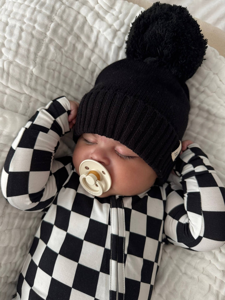 Luna + Luca Pom Beanie | Midnight - Echo Market