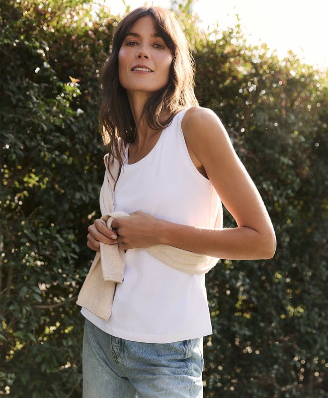 Luxe Stretch Jersey Tank - Echo Market