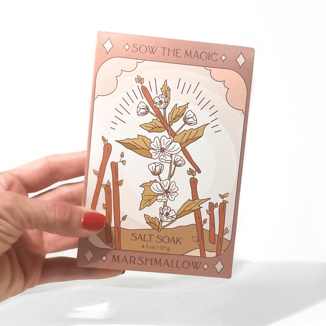 Marshmallow Tarot Bath Salt Soak - Echo Market
