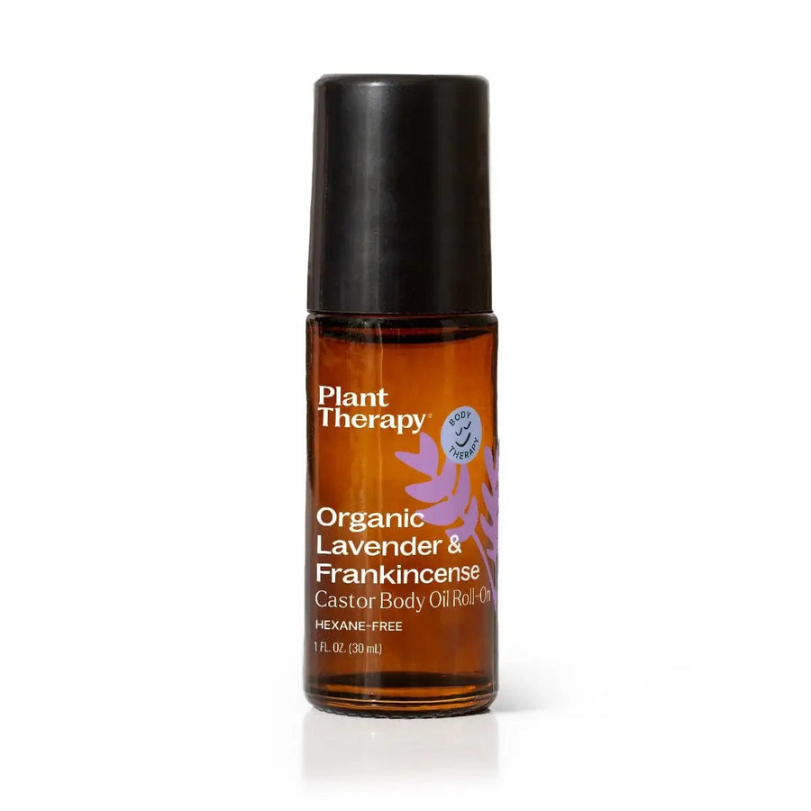 Organic Castor Body Oil Roll - On | Lavender & Frankincense - Echo Market