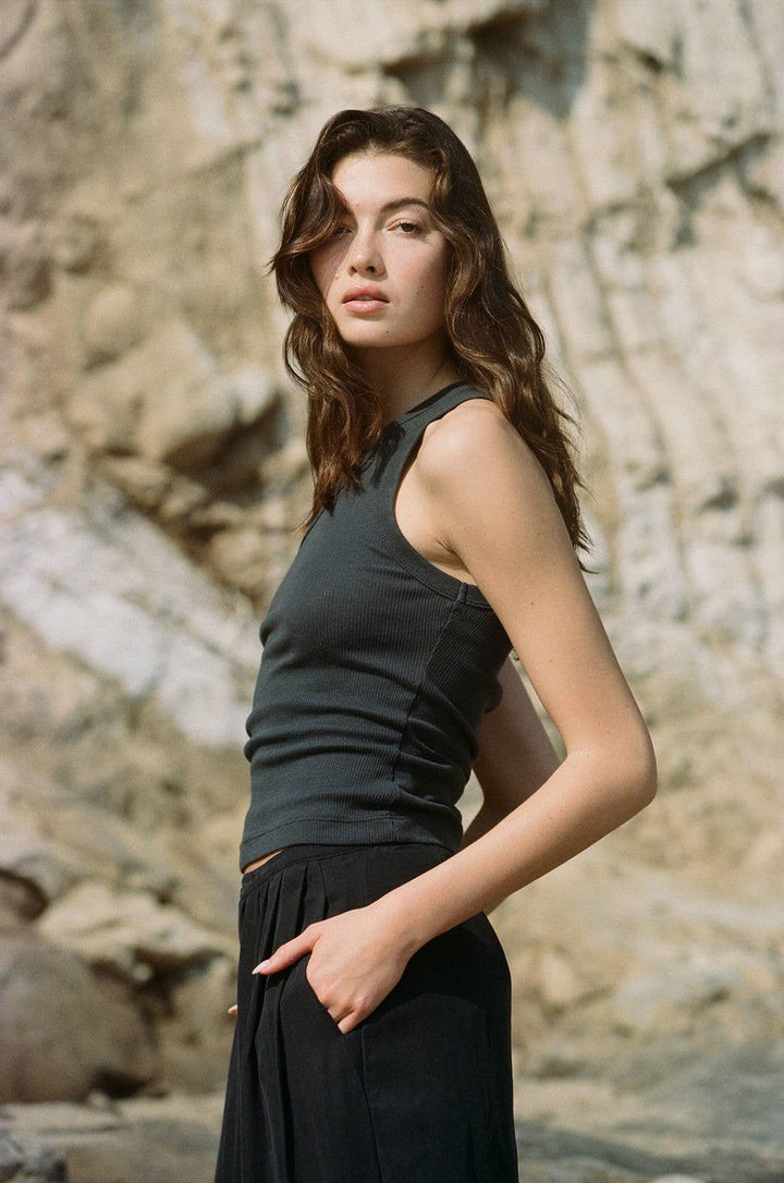 Organic Cotton One Shoulder Top - Echo Market