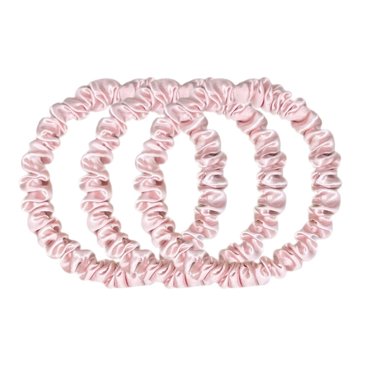 Organic Skinny Silk Scrunchies | Three Pack - Echo Market