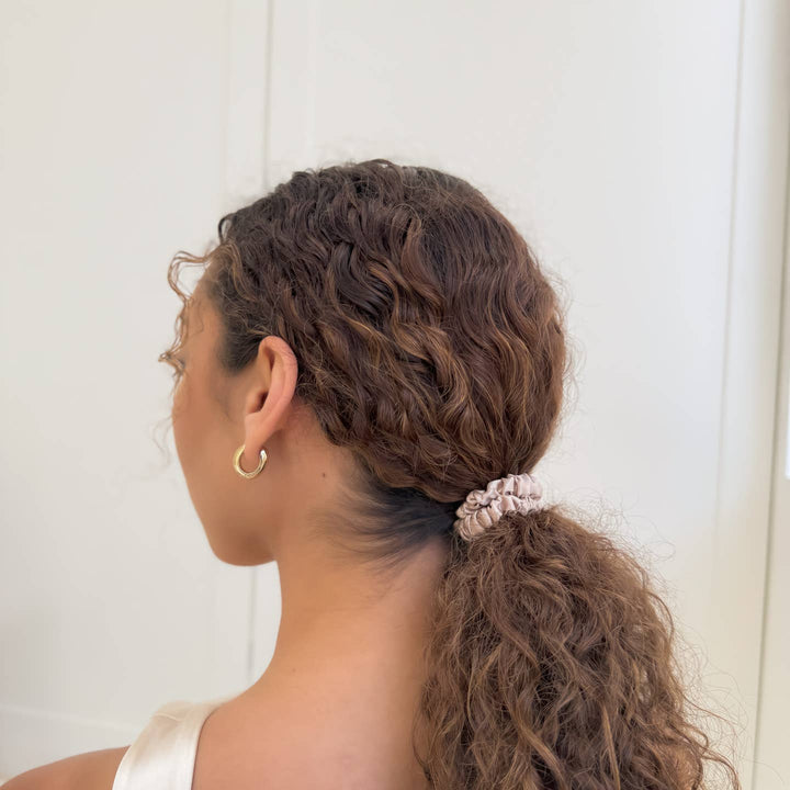 Organic Skinny Silk Scrunchies | Three Pack - Echo Market