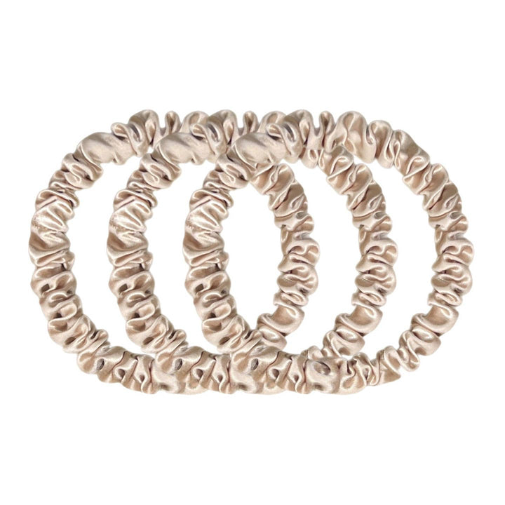 Organic Skinny Silk Scrunchies | Three Pack - Echo Market