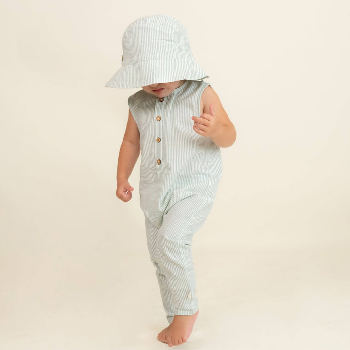 Organic Sleeveless Full Romper - Echo Market