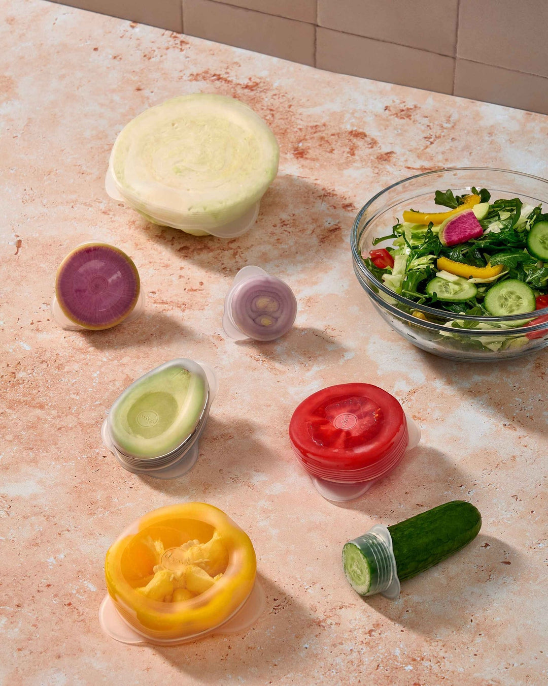 Produce Saver Silicone Stretch Lids | Set of 7 Sizes - Echo Market