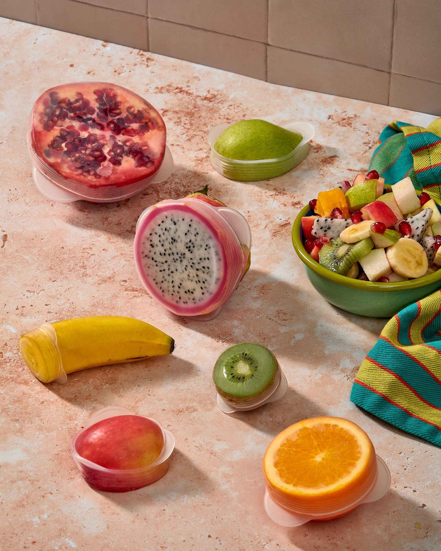 Produce Saver Silicone Stretch Lids | Set of 7 Sizes - Echo Market