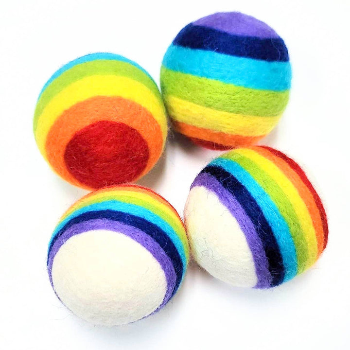 Rainbow Eco Wool Dryer Balls - Echo Market