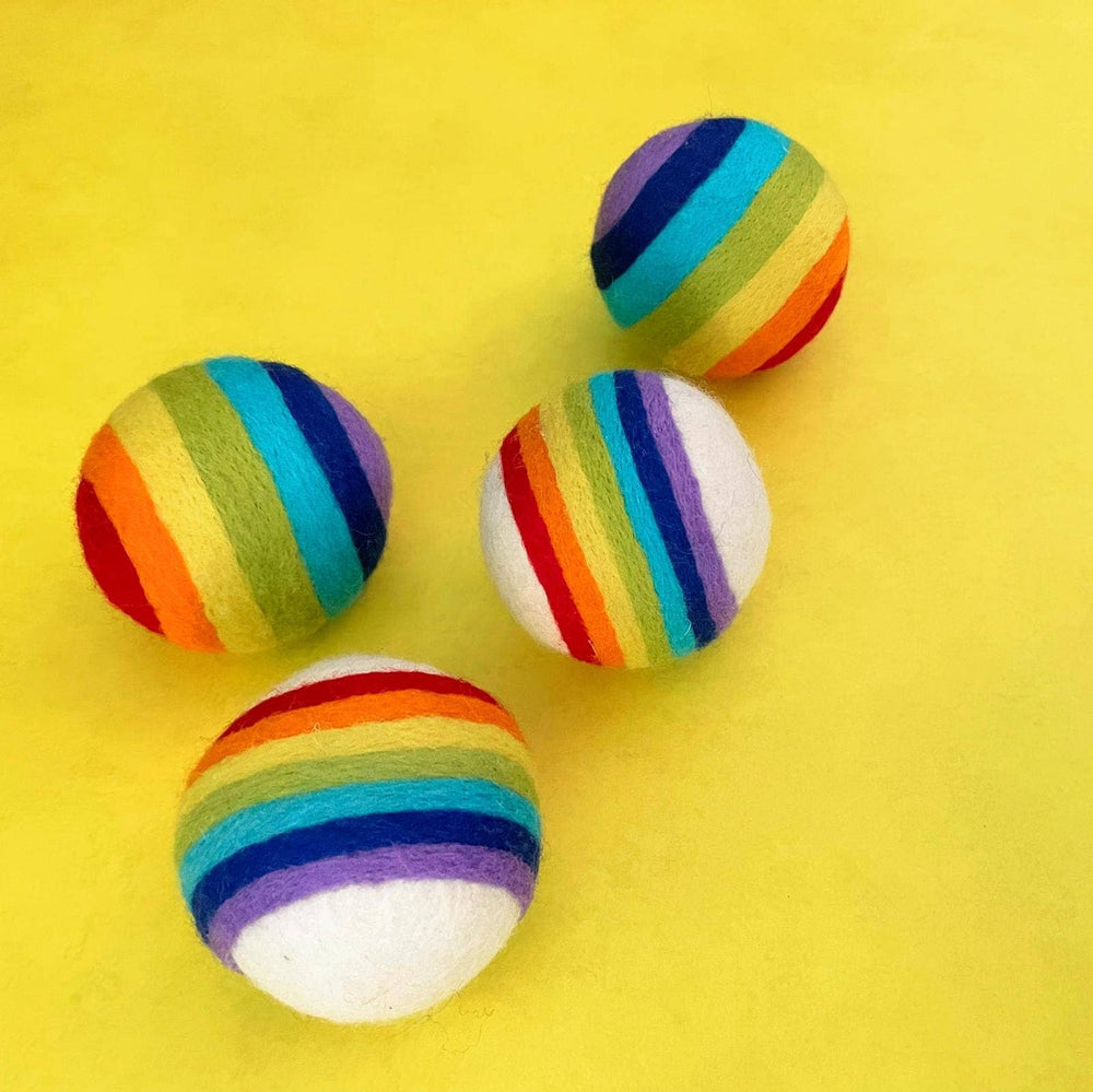 Rainbow Eco Wool Dryer Balls - Echo Market