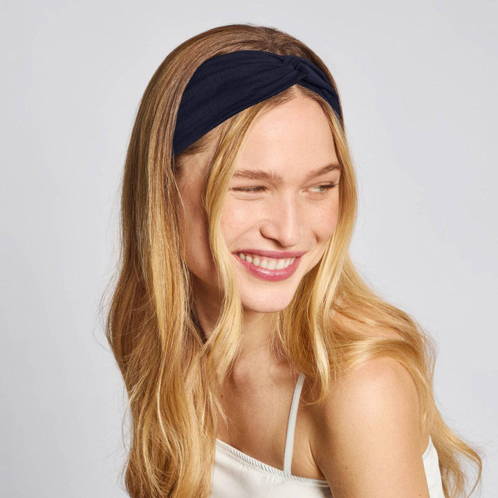 Recycled Fabric Wide Twist Headbands | 2pc Set - Echo Market