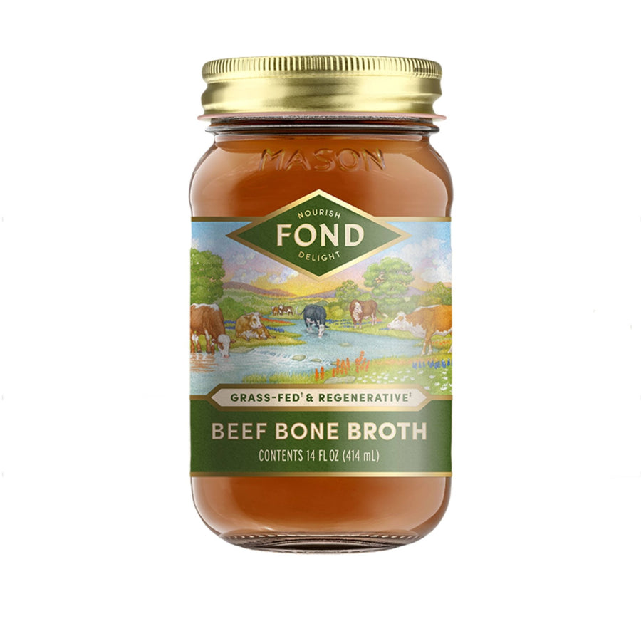 Regenerative Grass - fed Beef Bone Broth - Echo Market