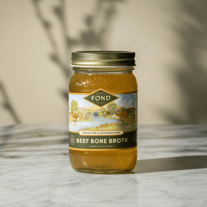 Regenerative Grass - fed Beef Bone Broth - Echo Market