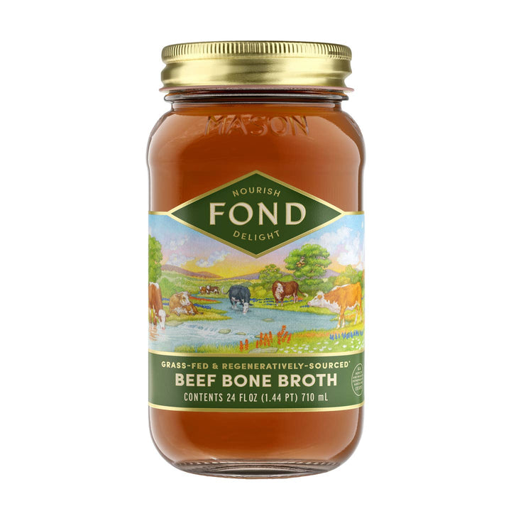 Regenerative Grass - fed Beef Bone Broth - Echo Market