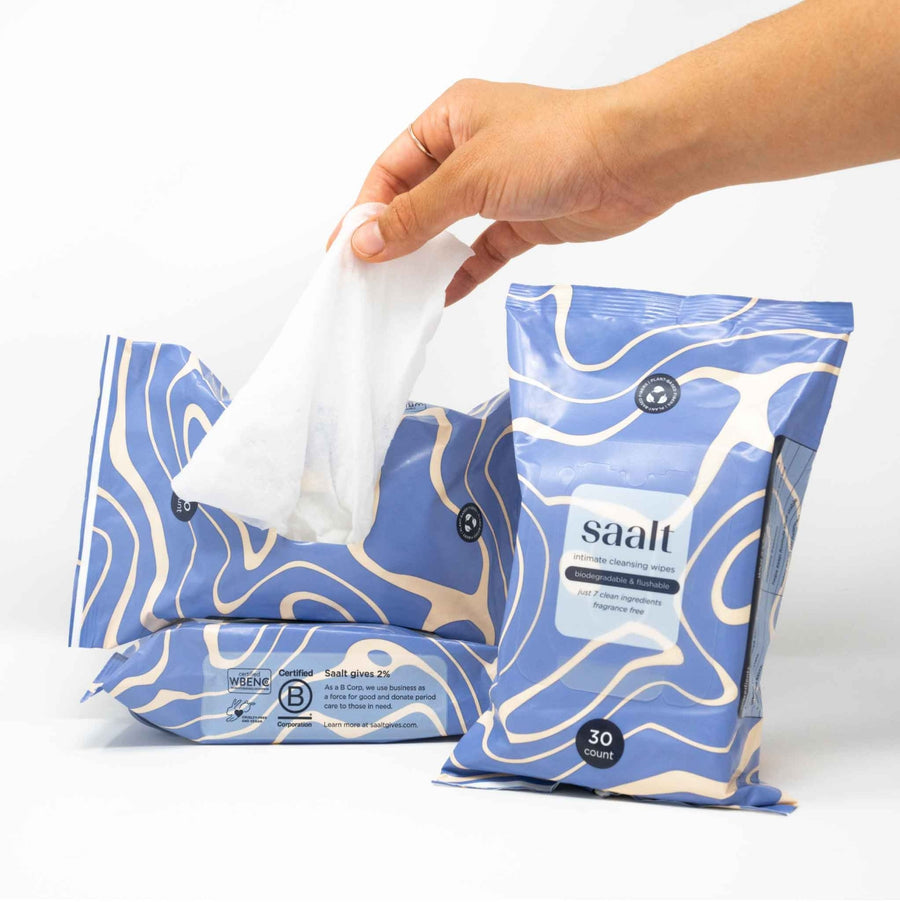 Saalt Intimate Cleansing Wipes - Echo Market