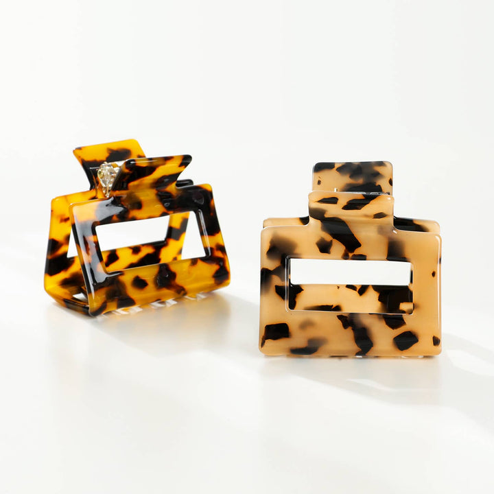 Simone | Classic Small Square Claw Clip - Echo Market