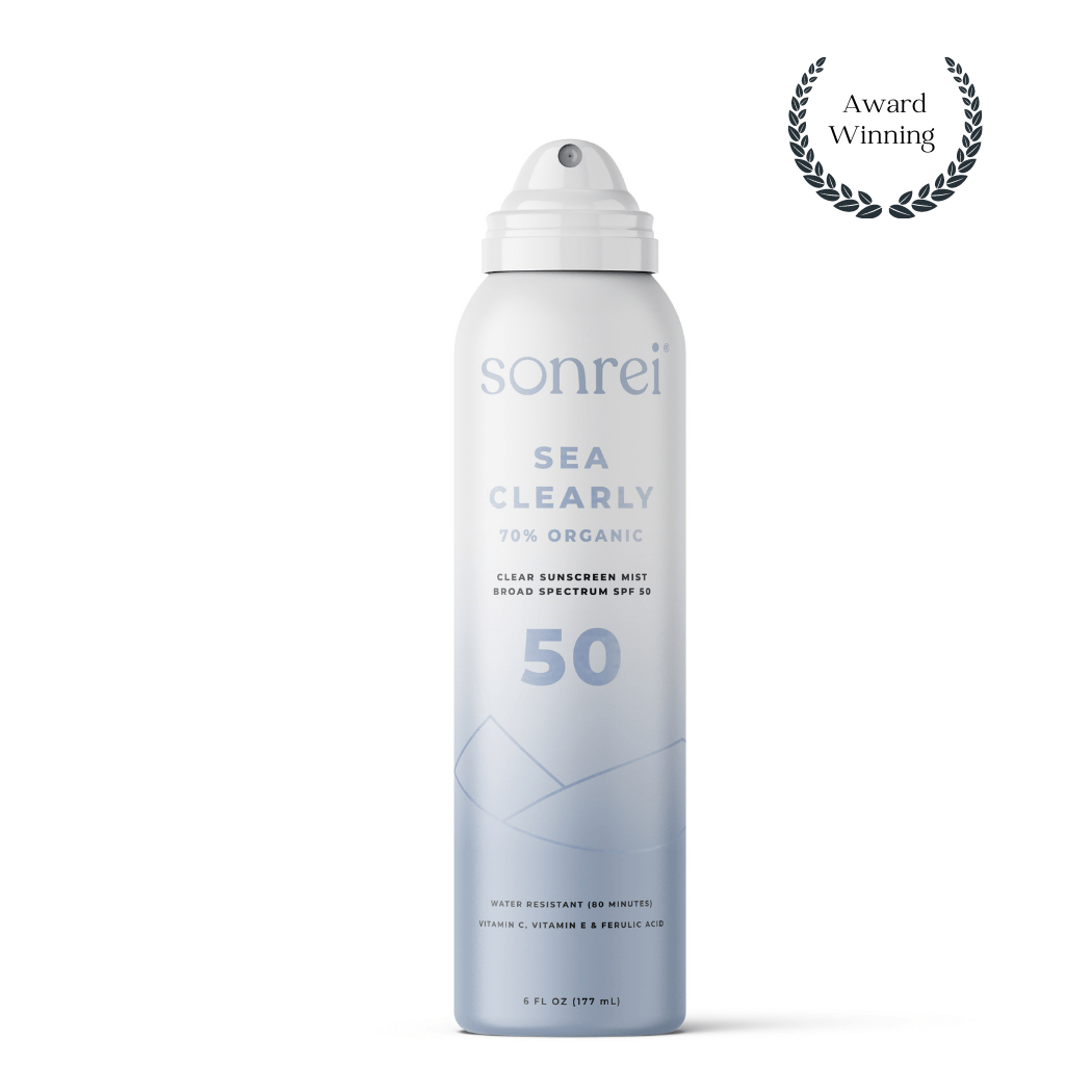 Sonrei Sea Clearly Organic Clear Sunscreen Mist SPF 50 - Echo Market