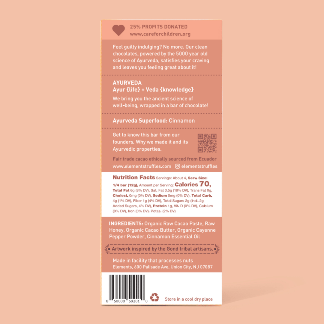 Spicy Cayenne 75% Dark Chocolate - Echo Market