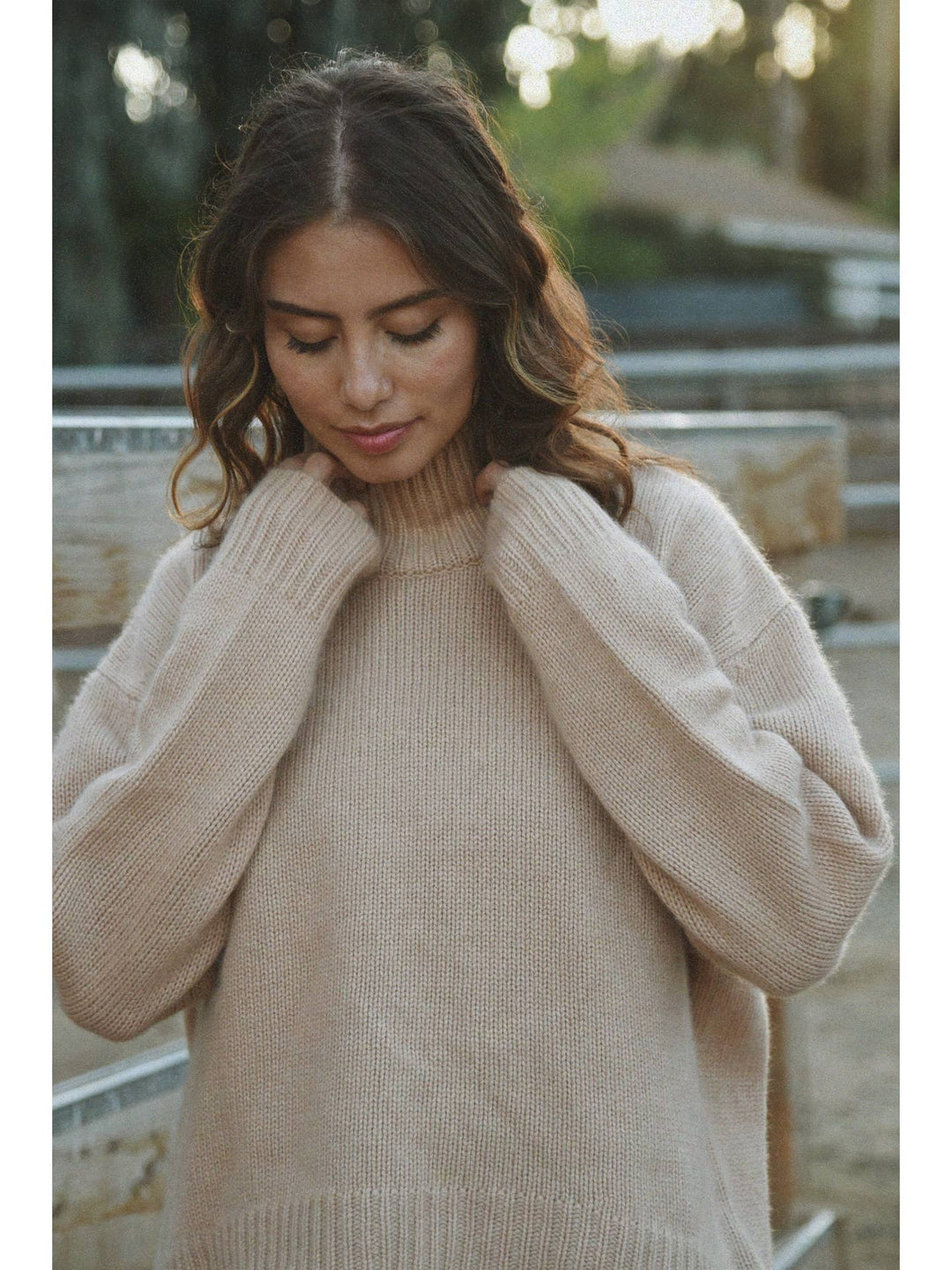 The Cashmere Carmel Sweater - Echo Market