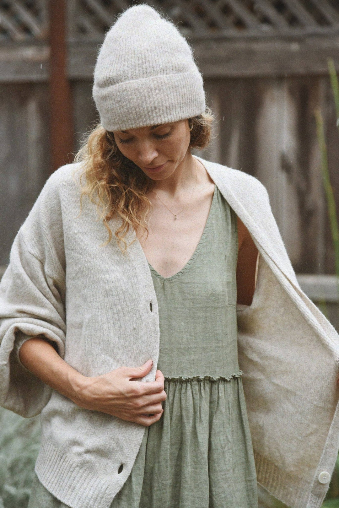 The Cashmere Yaya Cardigan | Moon - Echo Market