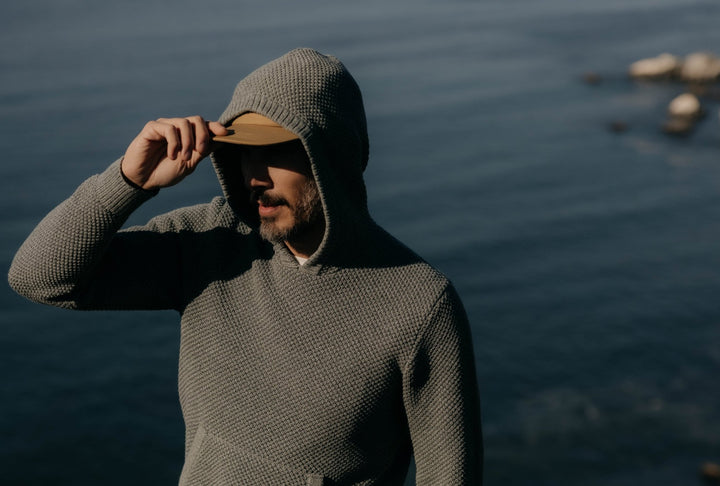 The Crawford Sweater Hoodie | Deep Sea Twist - Echo Market