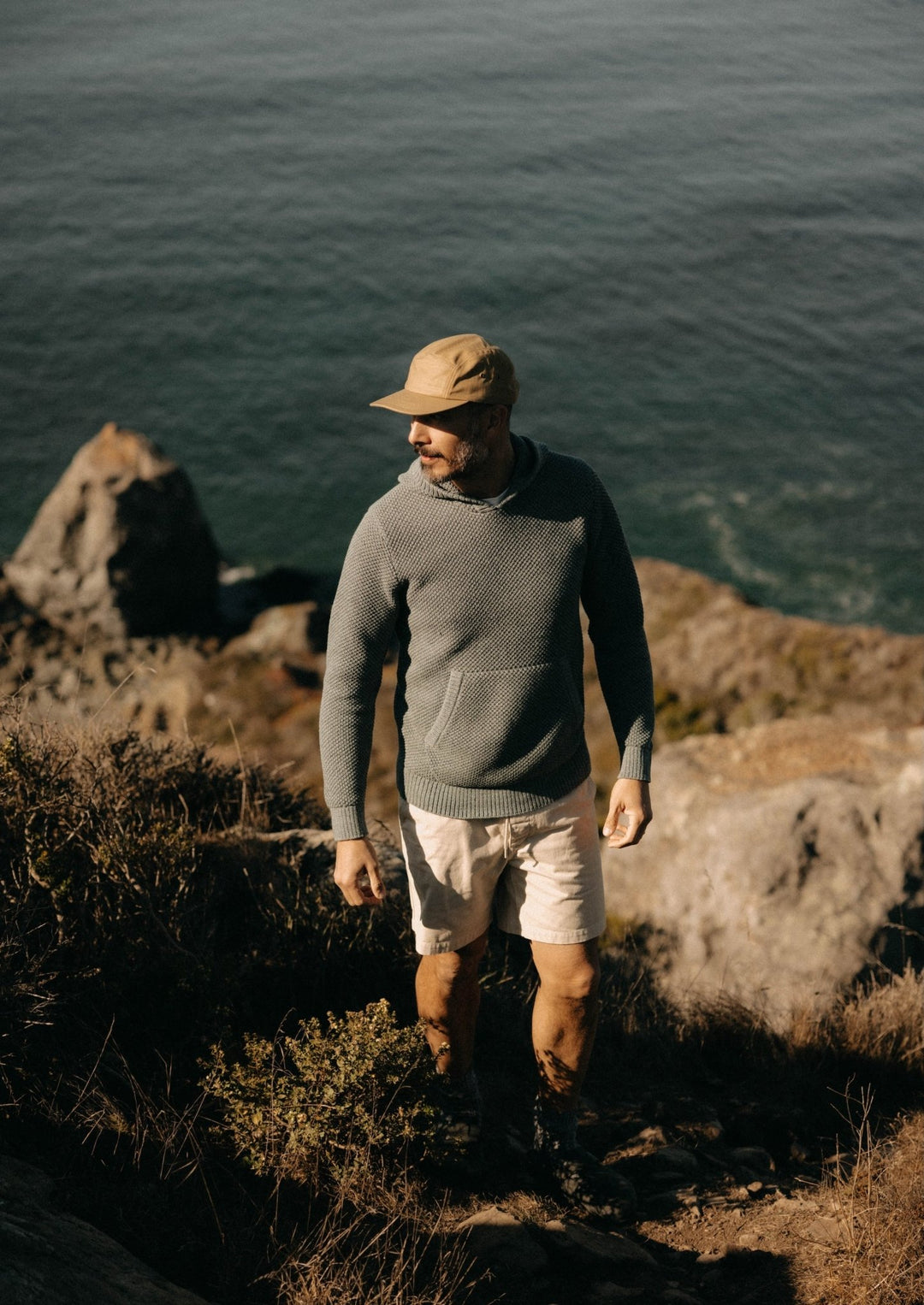 The Crawford Sweater Hoodie | Deep Sea Twist - Echo Market