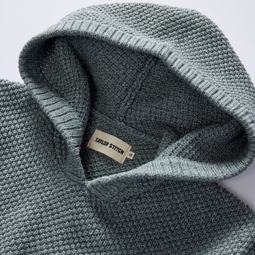 The Crawford Sweater Hoodie | Deep Sea Twist - Echo Market