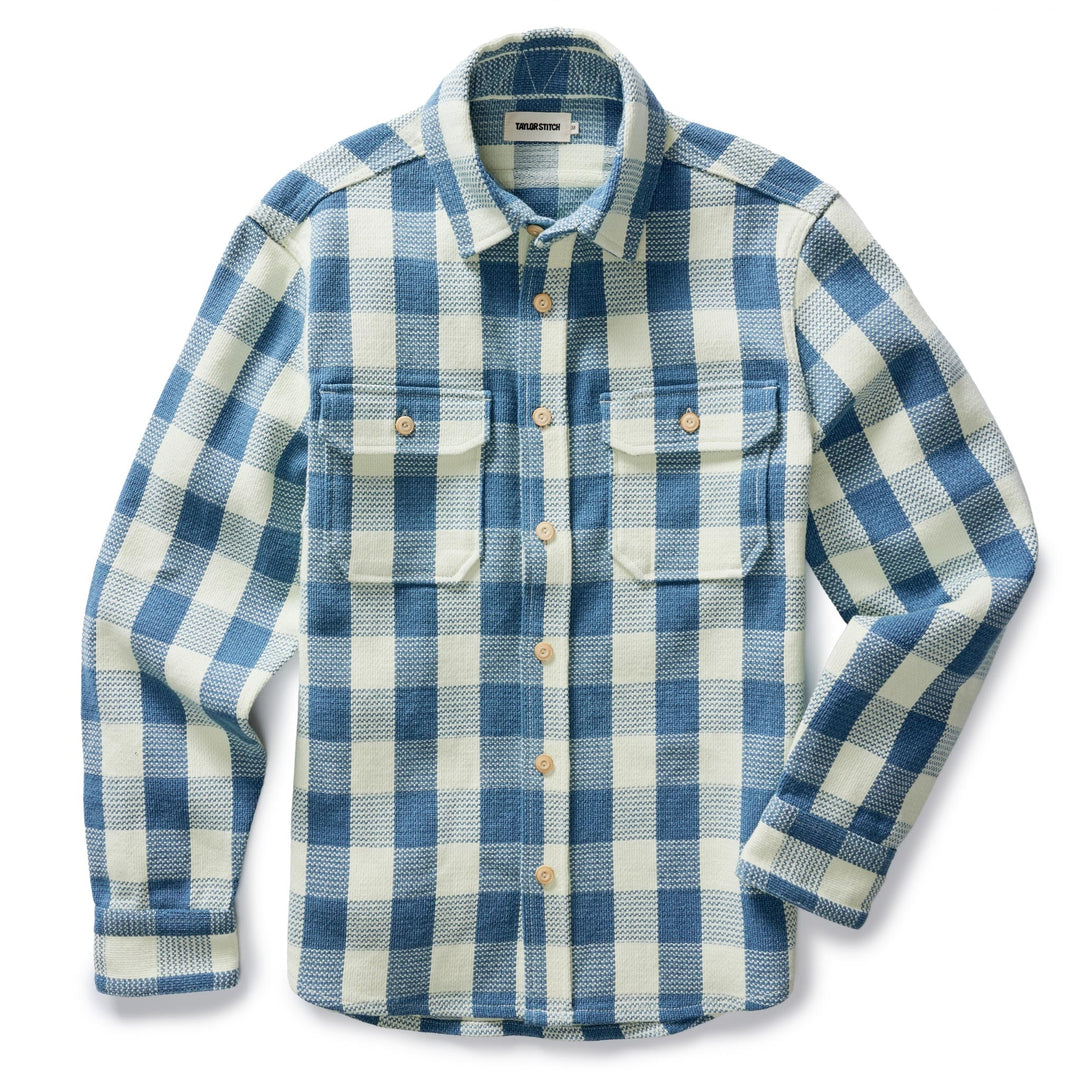 The Division Shirt | Washed Indigo Check - Echo Market
