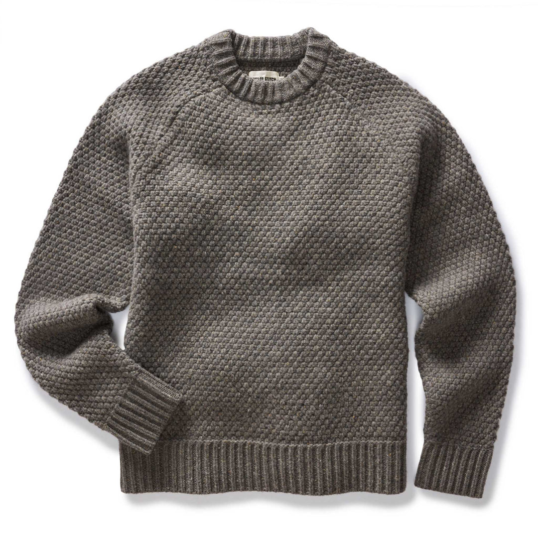 The Fisherman Sweater | Taupe Merino - Echo Market