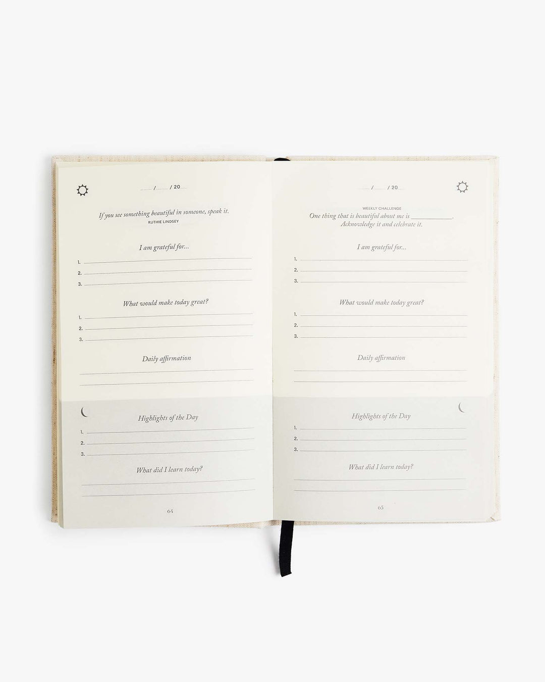 The Five Minute Journal | Ditsy Rose - Echo Market